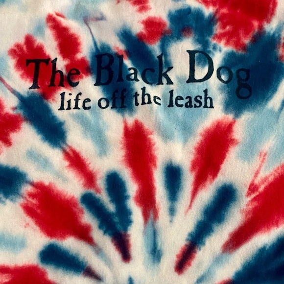 NWOT The Black Dog Martha's Vineyard USA Olympic Ladies Liberty tie dye shirt MV - Picture 4 of 10